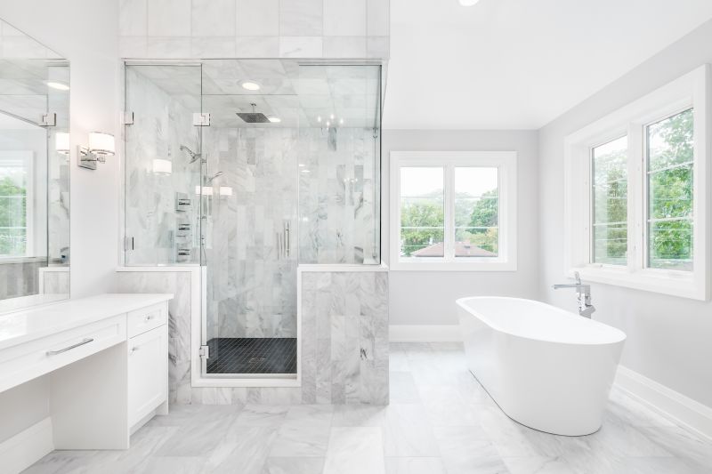 Marble Tile Bathroom Renovation